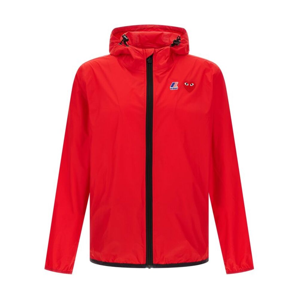 Comme Des Garçons Play Red Nylon Shell Women's Jacket